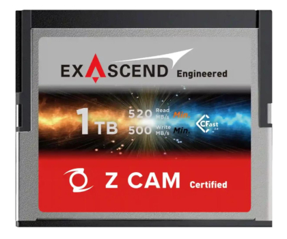 Karta pamięci CFast ExAscend 1TB Z CAM CFast 2.0